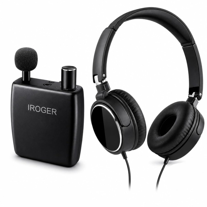 iRoger IR8 Rechargeable Personal Sound Amplifier (PSAP) with Directional Microphone
