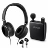 iRoger Hearing Amplifier – Rechargeable, with Earbuds, Headphone, Directional Microphone