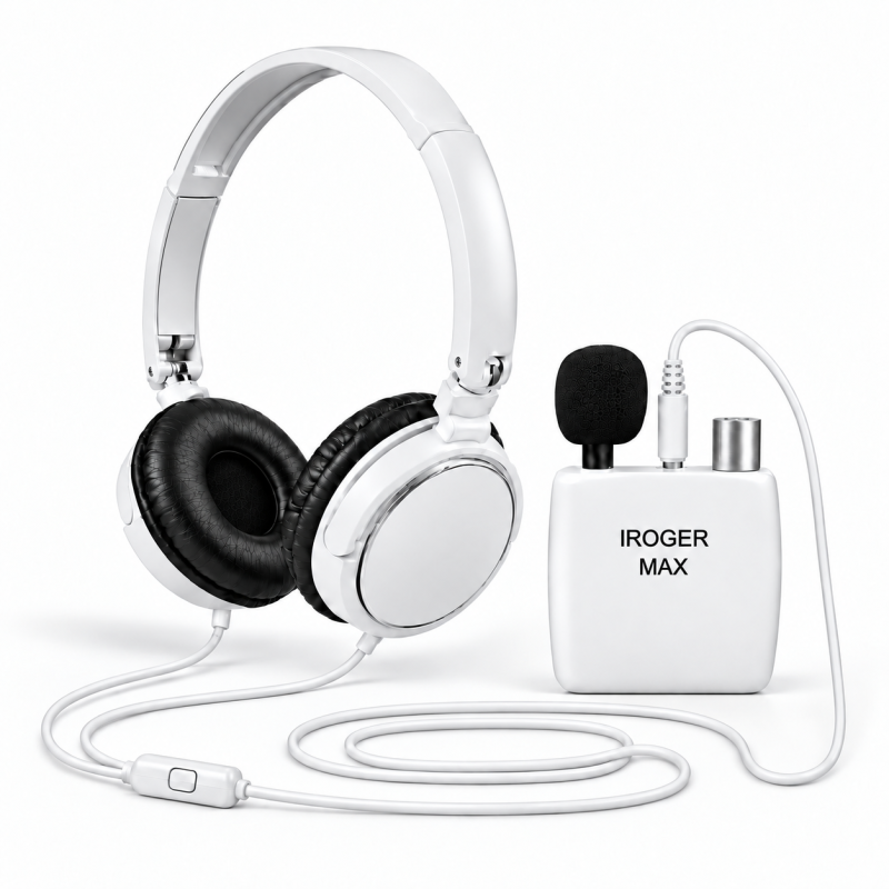 IROGER MAX multifunction rechargeable hearing amplifier