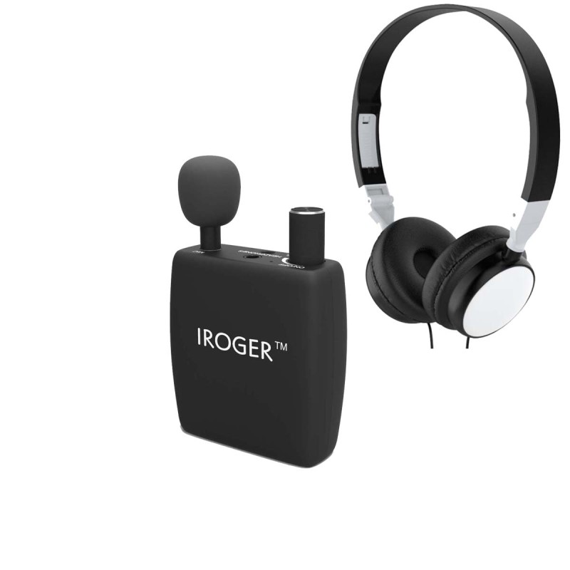 iRoger IR8 Rechargeable Personal Sound Amplifier (PSAP) with Directional Microphone