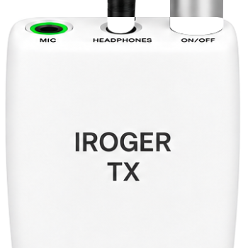 IROGER TX 2.4 GHz Wireless Microphone & TV Audio Transmitter for IROGER MAX