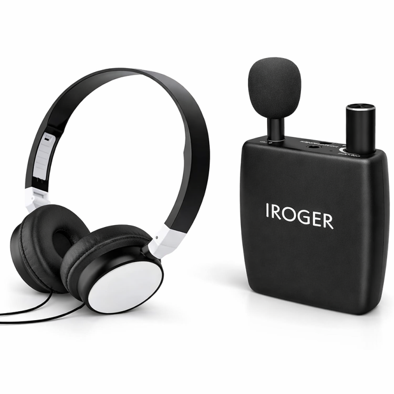 iRoger IR8 Rechargeable Personal Sound Amplifier (PSAP) with Directional Microphone