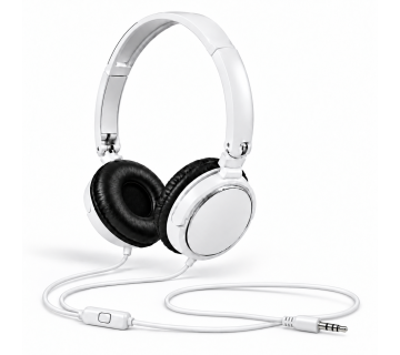 iRoger MAX Replacement Headphones with Microphone & Controller — White