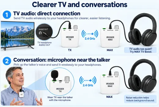 How to Hear Conversations and TV More Clearly with a Hearing Amplifier