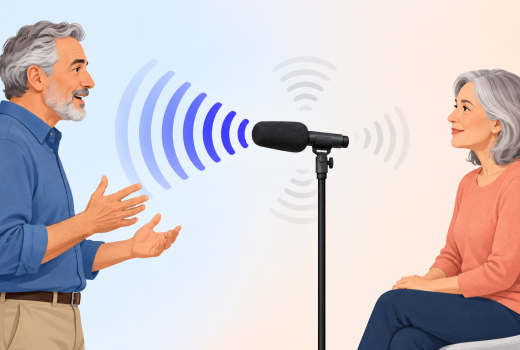 Using a directional microphone in noisy rooms